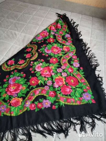 Платок шаль шерсть СССР