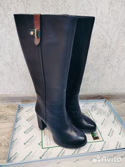Сапоги женские демисезон 40 натуральные