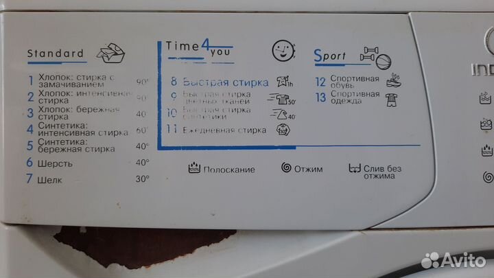 Стиральная машина Indesit 5 кг Б/У