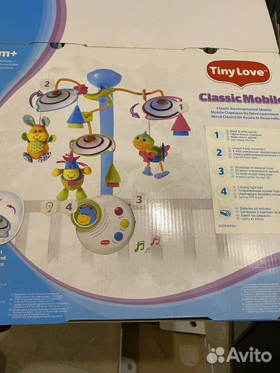 Мобиль карусель на кроватку бу Tiny Love