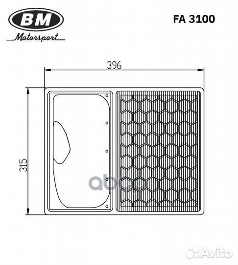 Фильтр воздушный Iveco Daily с.2012 г. Евро 5 F
