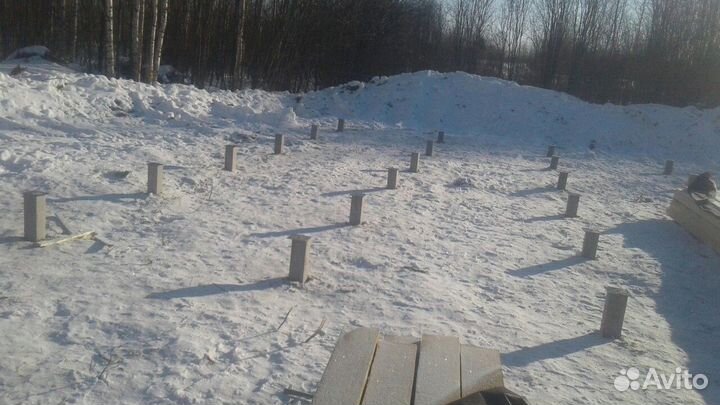 Сваи жби с установкой