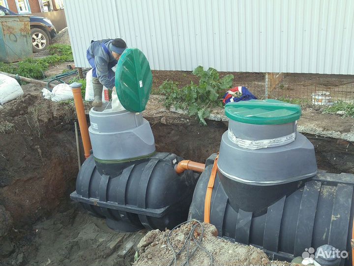 Септик Руслос 3 с переливом