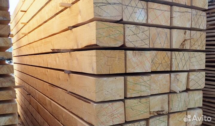 Доска обрезная 200х50x3м от производителя 1 сорт