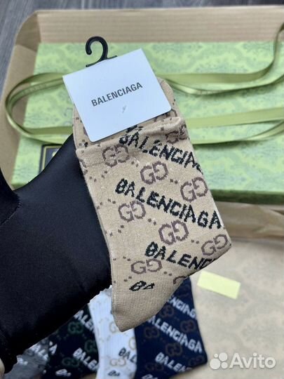 Подарочный набор носки мужские balenciaga gucci