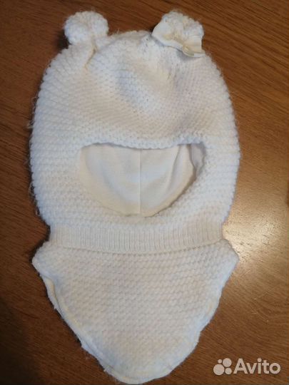 Шапка детская для девочки зимняя