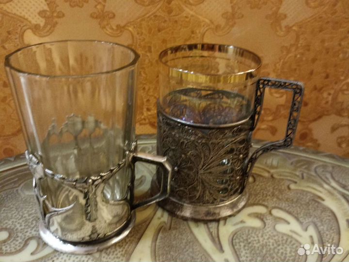 Старинные подстаканники