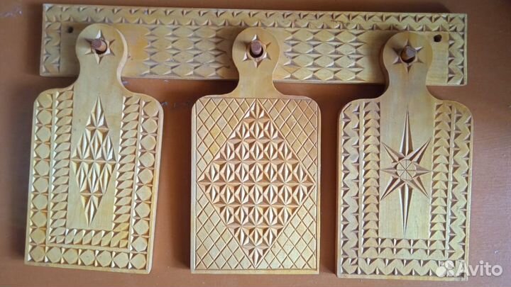 Набор разделочных досок ручная работа