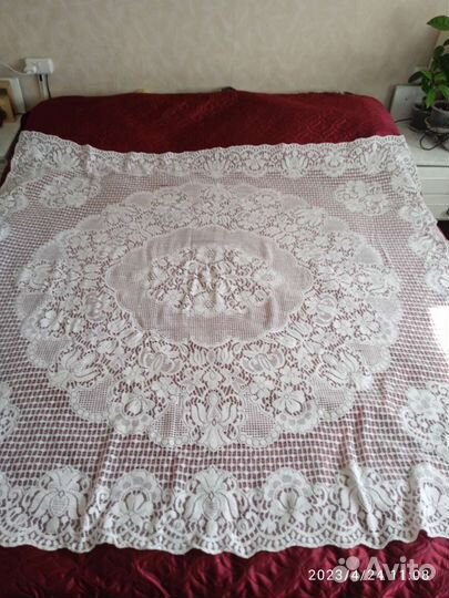 Скатерть. Ретро, винтаж не крючок. 165х170