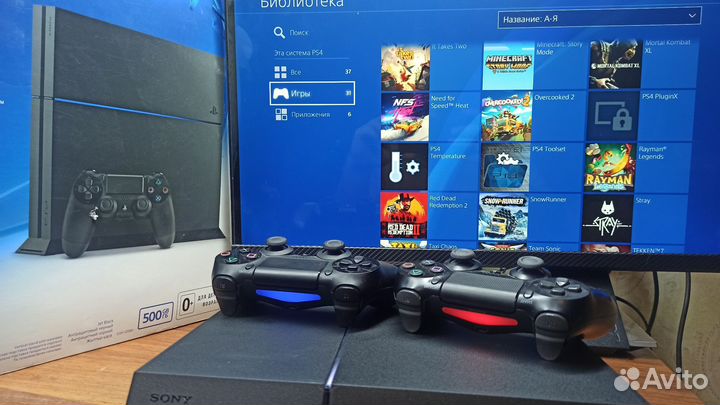 Прошитая Sony PS4 + игры(третья лучшая ревизия)