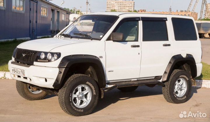 Расширители колёс арок УАЗ Патриот на оба бампера