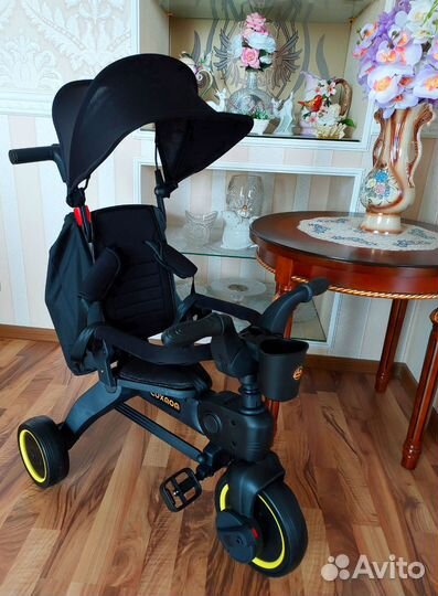 Велосипед трёхколёсный детский складной Luxmom S7