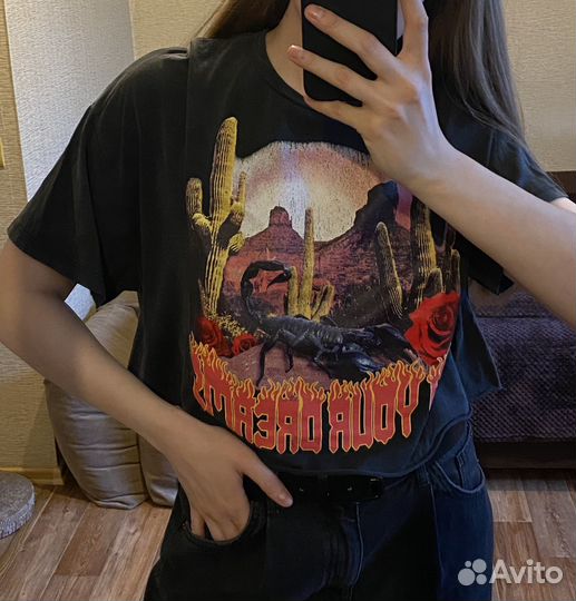 Футболка Bershka metallica