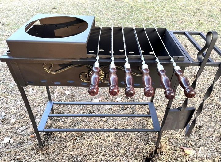 Мангал новый крепкий 3 мм