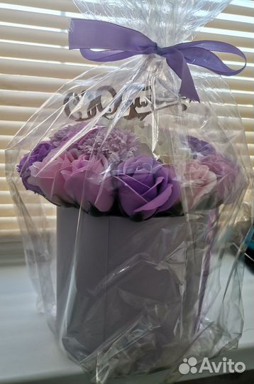 Букет цветов из мыла