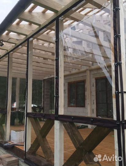 Мягкие окна для кафе летней веранды беседки