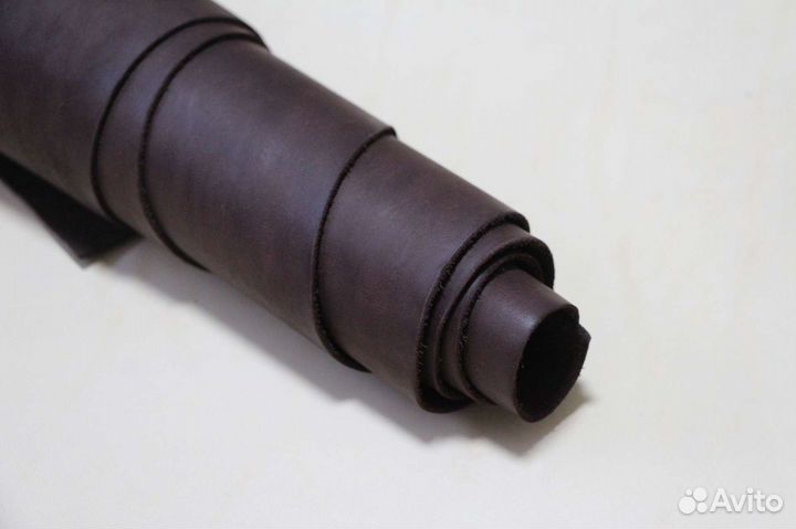 Пола ременная коричневая