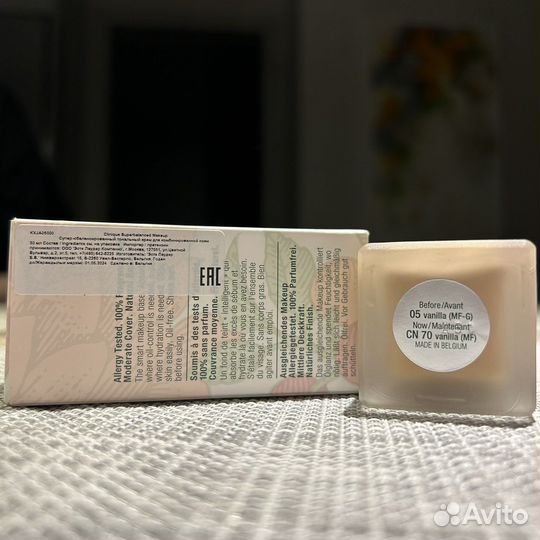 Clinique оригинальный тональный крем #05 Vanilla