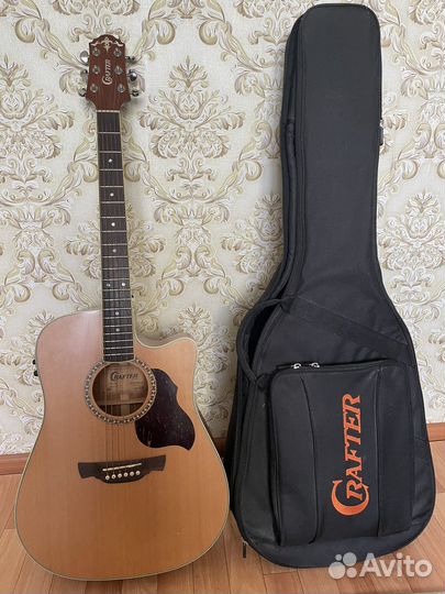 Электроакустическая гитара Crafter DTE-7/N, Корея