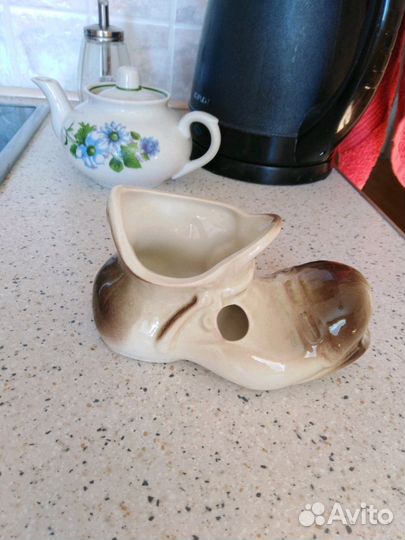 Пепельница/карандашница Башмак СССР