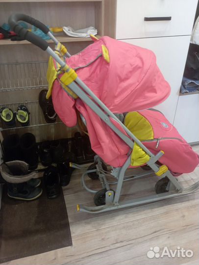 Коляска санки