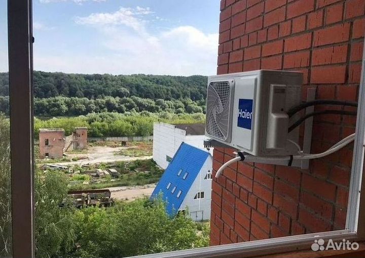 Сплит система с установкой