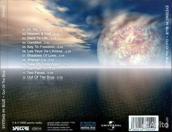 Музыкальный CD диск Systems In Blue