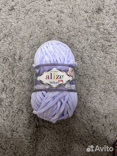 Пряжа alize velluto
