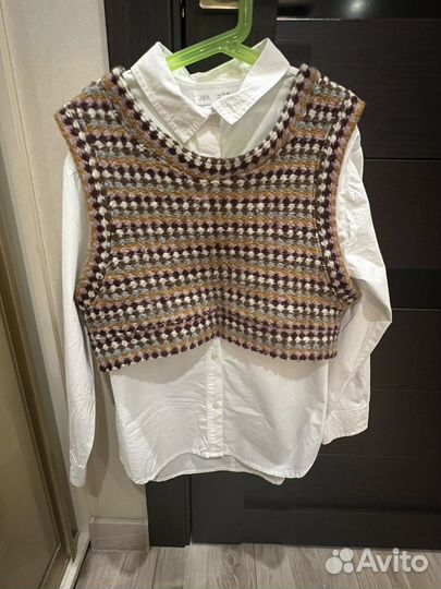 Рубашка zara для девочки