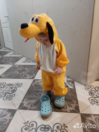 Маскарадный костюм собачки плуто pluto 92-104