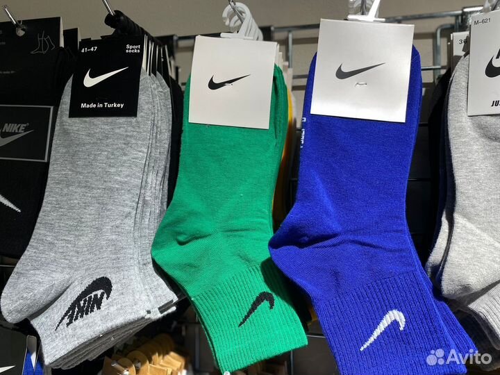 Носки nike,Adidas, puma, Reebok