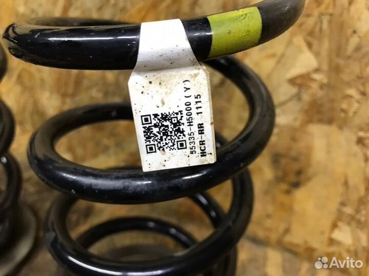 Пружина подвески задняя Hyundai Solaris 2 седан