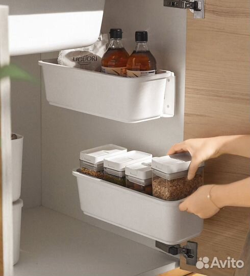 Контейнер выдвижной под мойку как IKEA