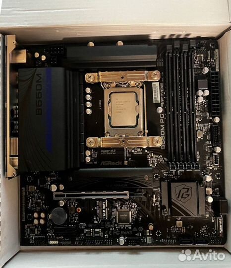 Комплект i5 12490f b660m riptide 2x16 gb ballistix