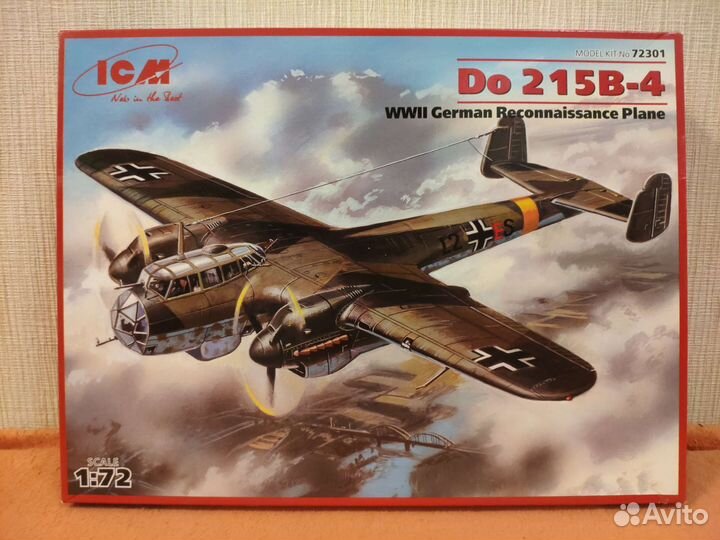 Сборная Модель самолета 1/72 ICM Do 215B-4