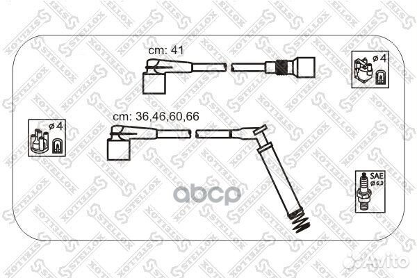 10-38450-SX к-кт проводов Opel Corsa/Combo 1.2