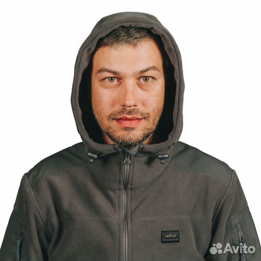 27437 Толстовка Дозор, флис, серый