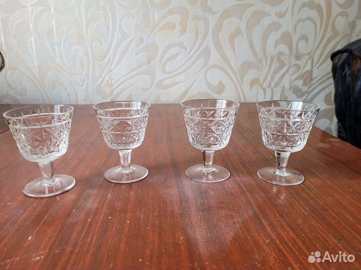 Рюмки на ножке хрусталь СССР