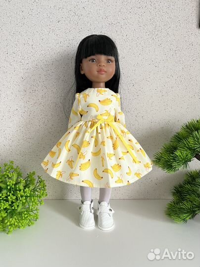 Платья с длинным рукавом на куклу Паола Рейна 32см