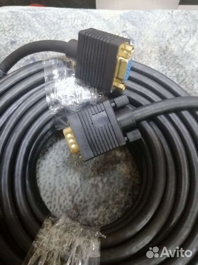 Кабель для компьютера VGA-VGA dexp 15 Метров