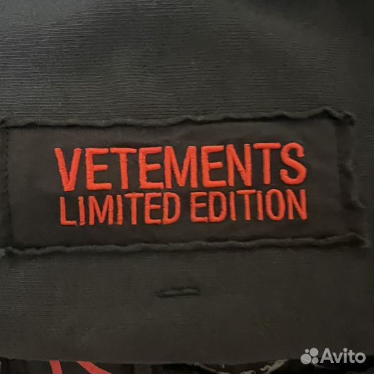 Vetements Hardcore Patch худи оригинал