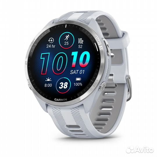 Garmin Forerunner 965 Белый с Белым Ремешком