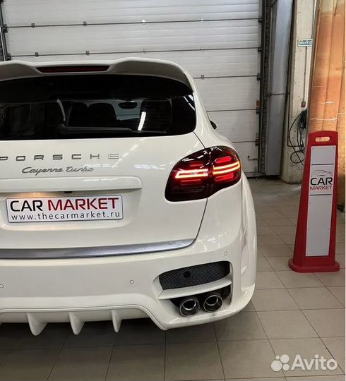 Фонари задние Black Porsche Cayenne 958 LED