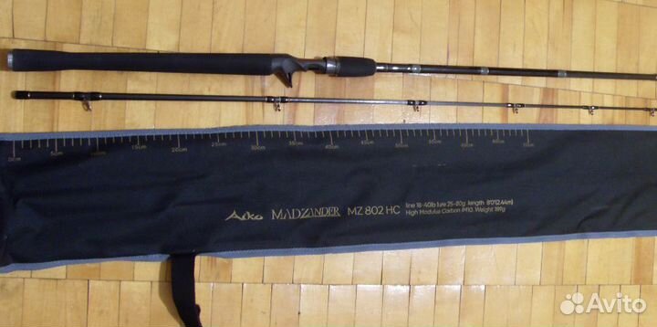 Спиннинг для джига aiko mad zander mz 802 hc