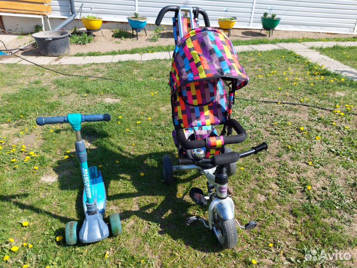 Прогулочная коляска 3 в 1 бу