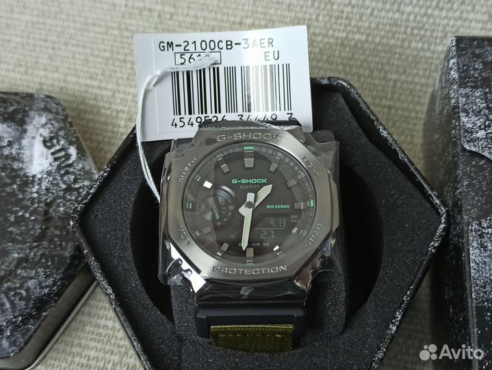 Casio GM-2100CB-3A metal новые оригинал гарантия