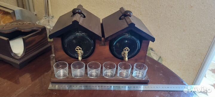 Набор для подачи, диспенсер для коньяка, водки