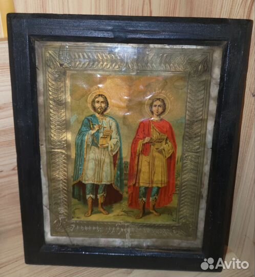 Икона Св.Симона Канонита Св. Пантелеймона Целителя