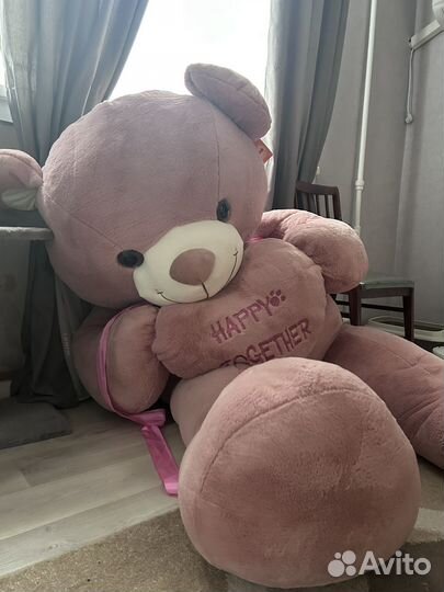Плюшевый медведь новый с биркой 2 метра