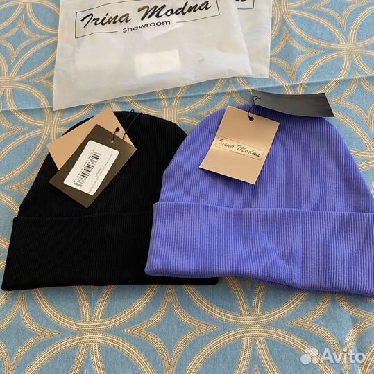 Шапка бини новая,трикотажная легкая